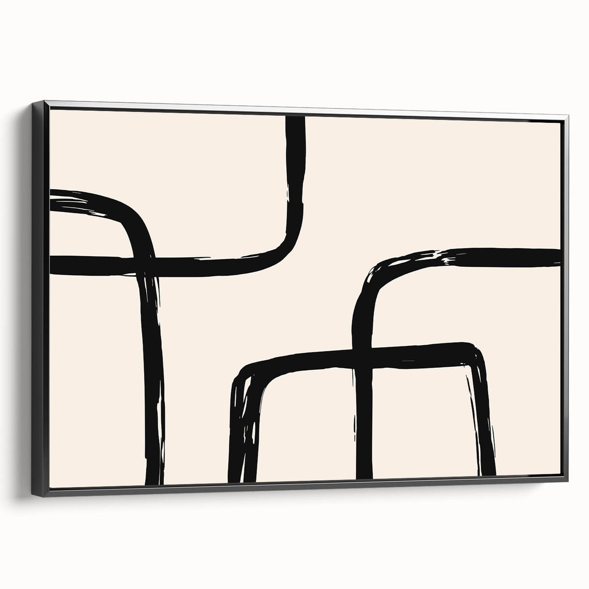 Acrylic Dining Room Artwork - Modern Abstract Line Art