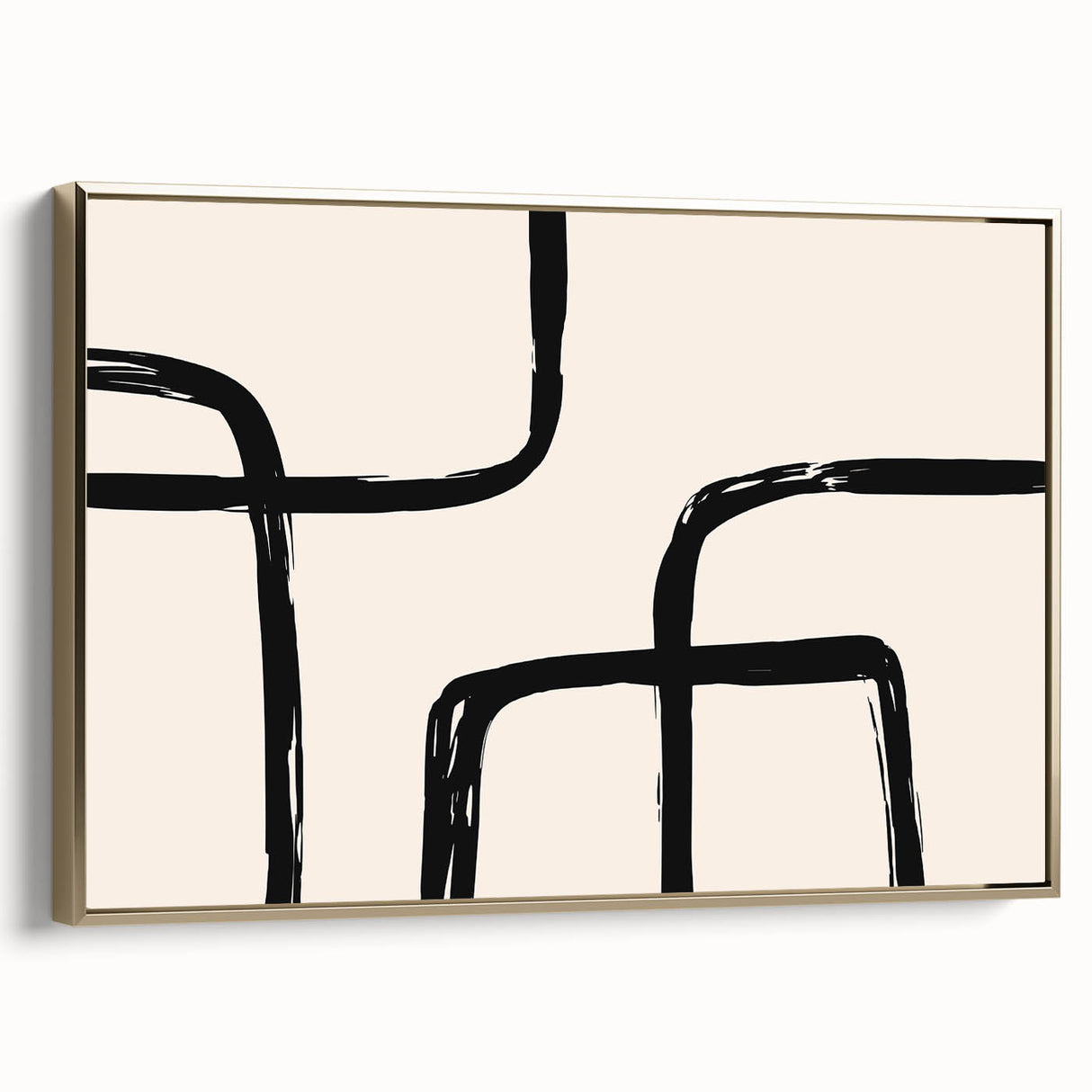 Acrylic Dining Room Artwork - Modern Abstract Line Art