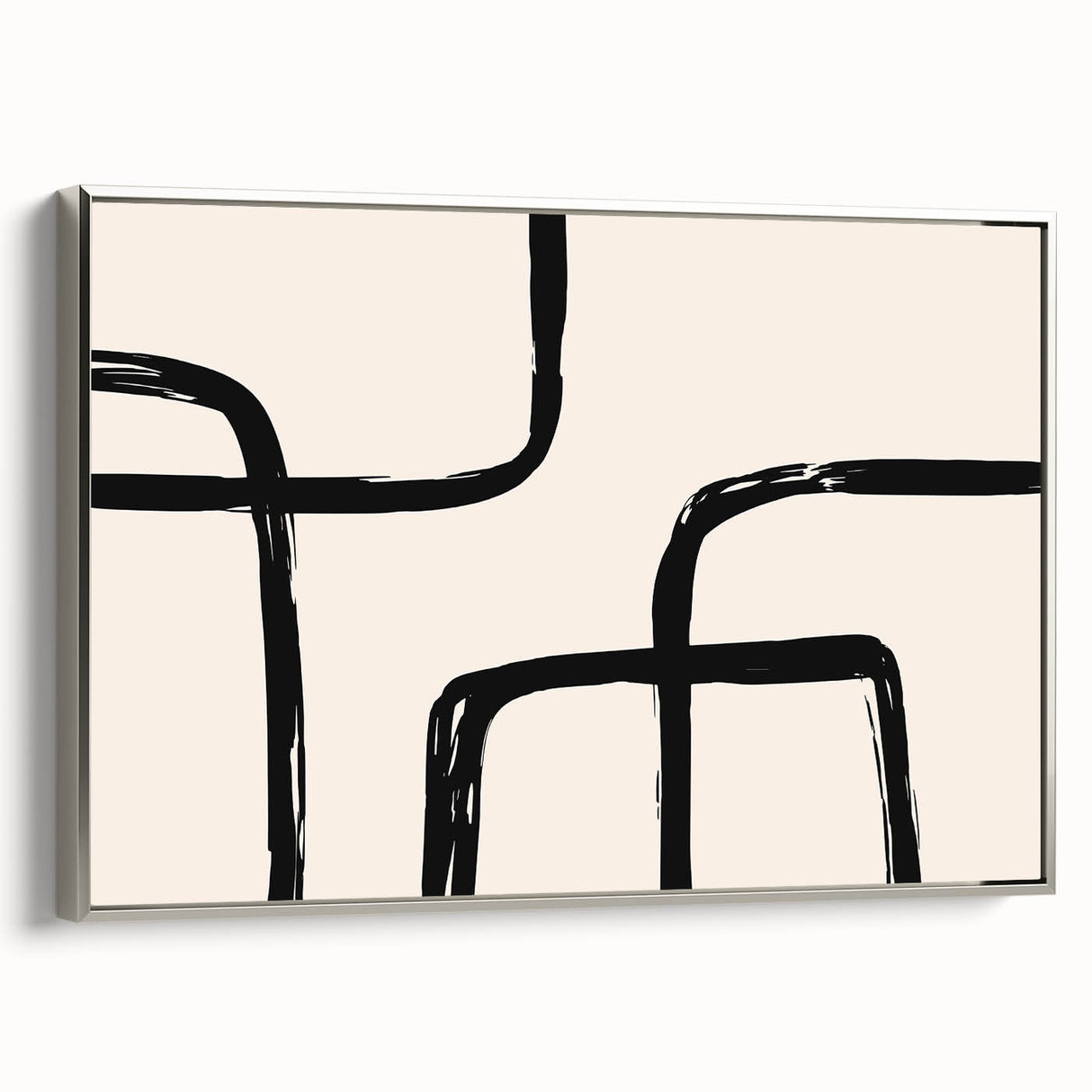 Acrylic Dining Room Artwork - Modern Abstract Line Art