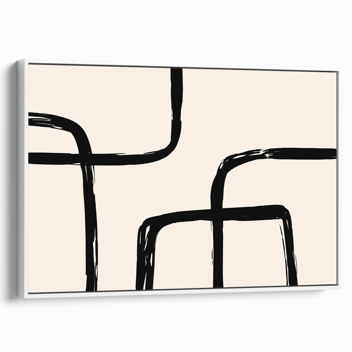 Acrylic Dining Room Artwork - Modern Abstract Line Art