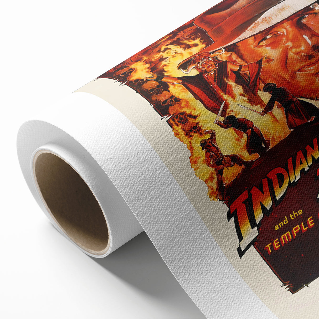 Retro Indiana Jones Temple of Doom Poster Art - Vintage Adventure Prints