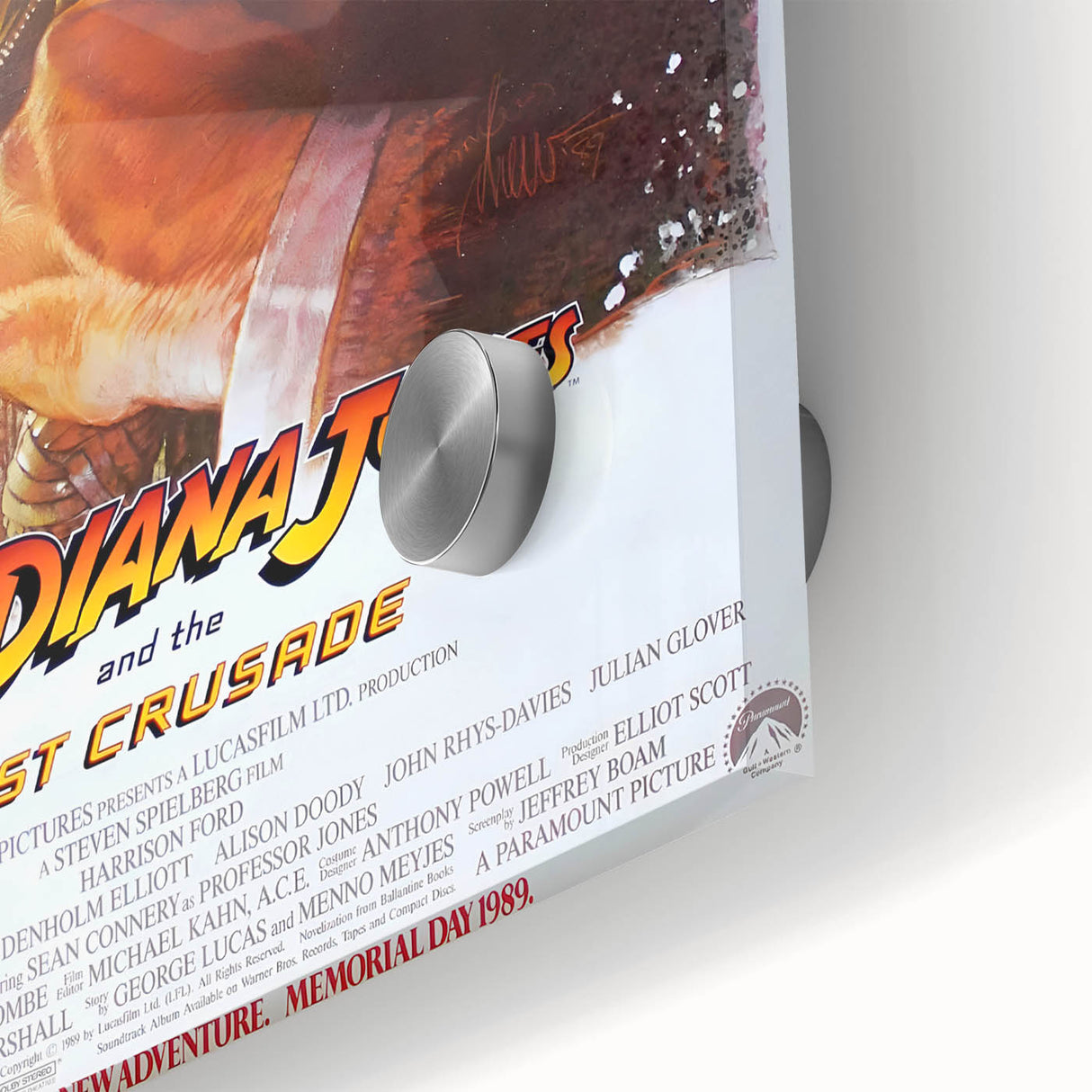 Retro Indiana Jones Last Crusade Poster Art - Vintage Adventure Prints