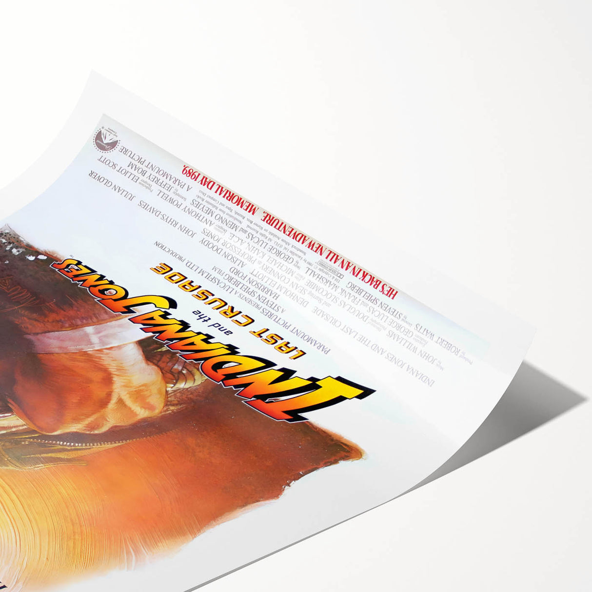 Retro Indiana Jones Last Crusade Poster Art - Vintage Adventure Prints