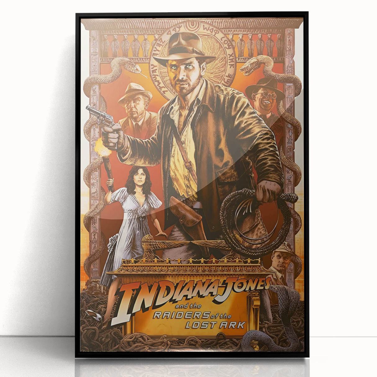 Retro Indiana Jones Raiders of the Lost Ark Poster Art - Vintage Prints