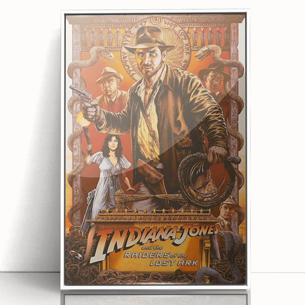 Retro Indiana Jones Raiders of the Lost Ark Poster Art - Vintage Prints