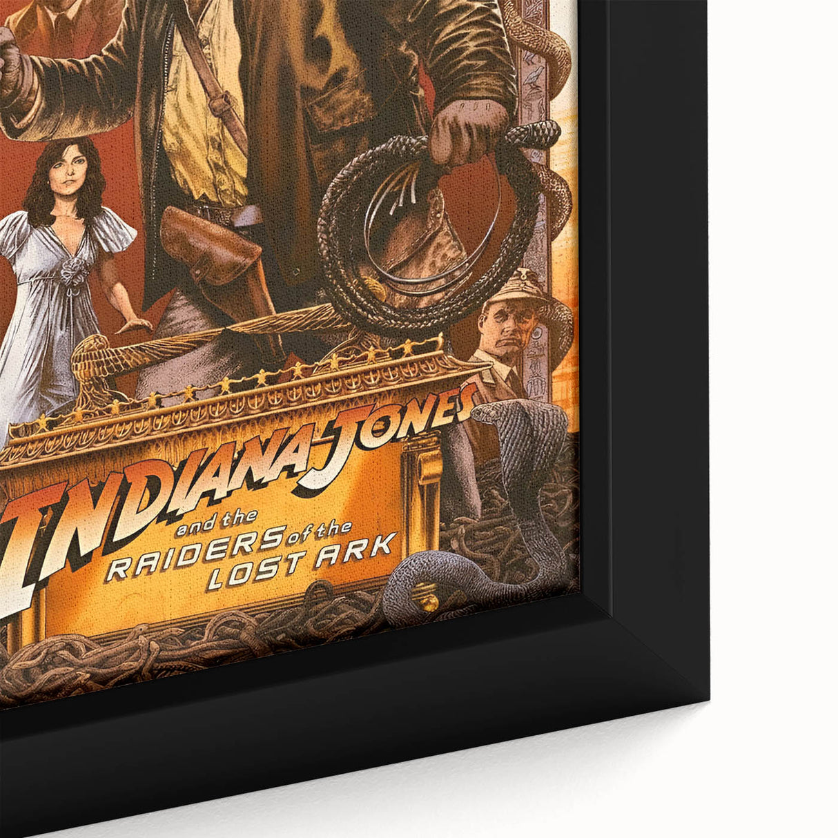Retro Indiana Jones Raiders of the Lost Ark Poster Art - Vintage Prints