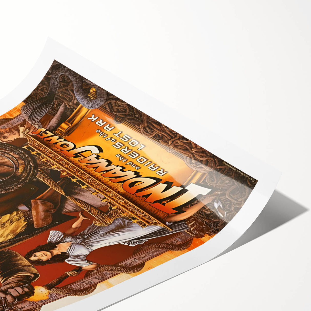 Retro Indiana Jones Raiders of the Lost Ark Poster Art - Vintage Prints