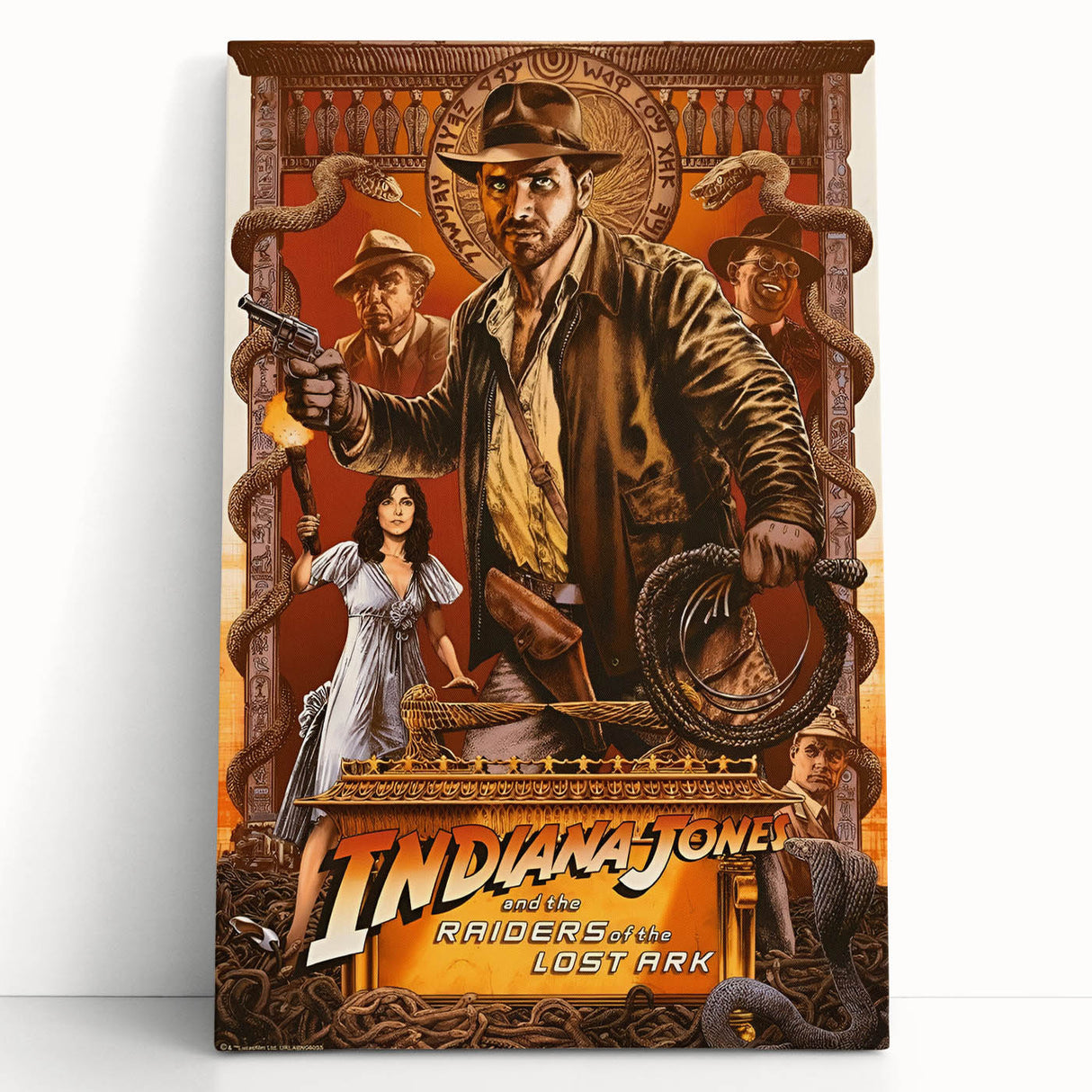Retro Indiana Jones Raiders of the Lost Ark Poster Art - Vintage Prints