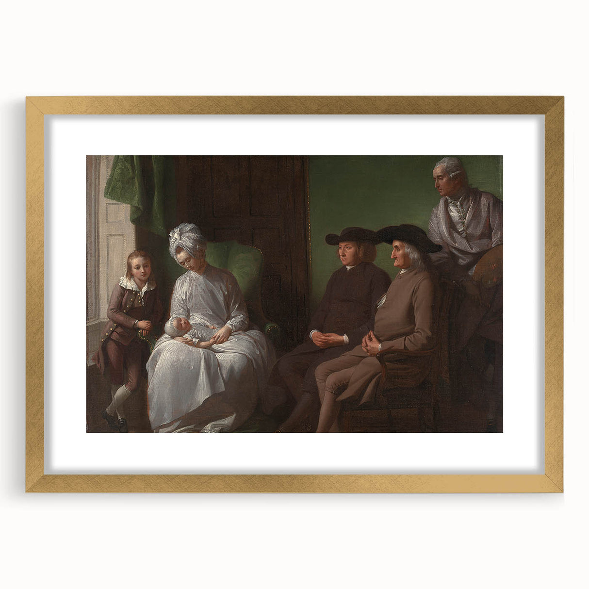 The Artist and His Family - Classic Romanticism Canvas Wall Art