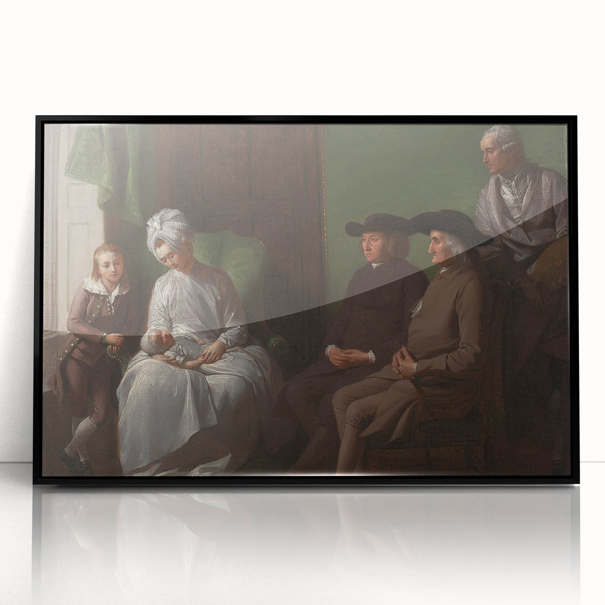 The Artist and His Family - Classic Romanticism Canvas Wall Art