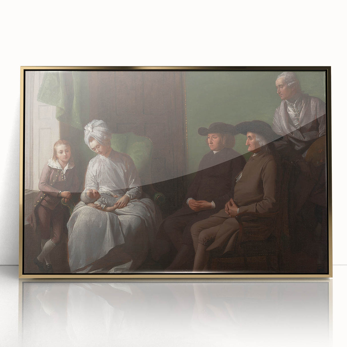 The Artist and His Family - Classic Romanticism Canvas Wall Art
