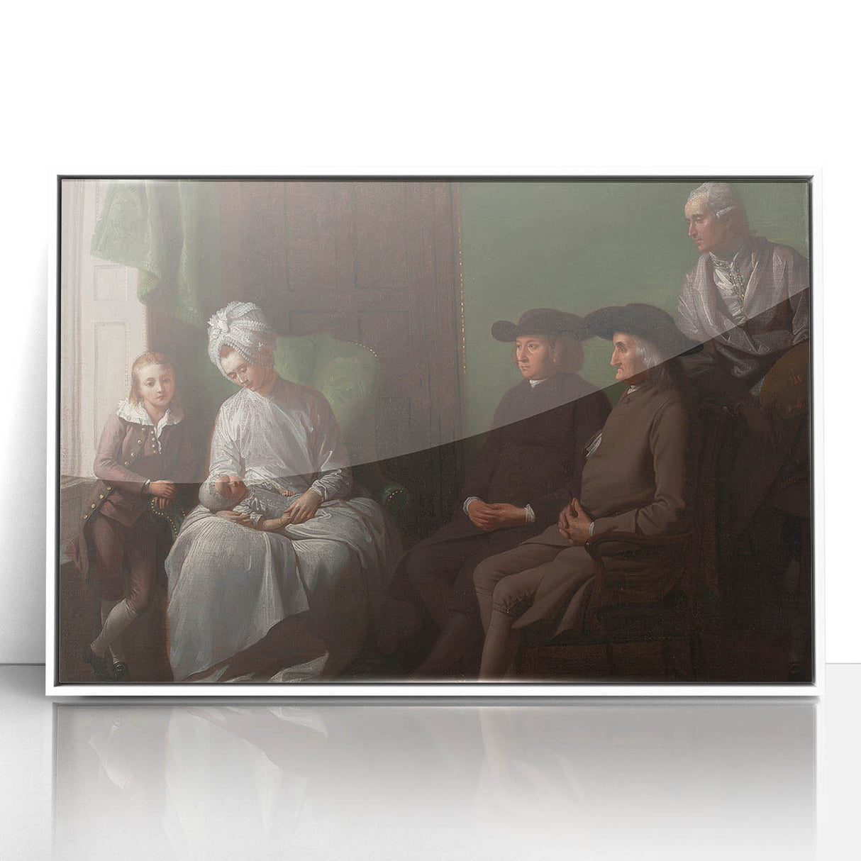 The Artist and His Family - Classic Romanticism Canvas Wall Art