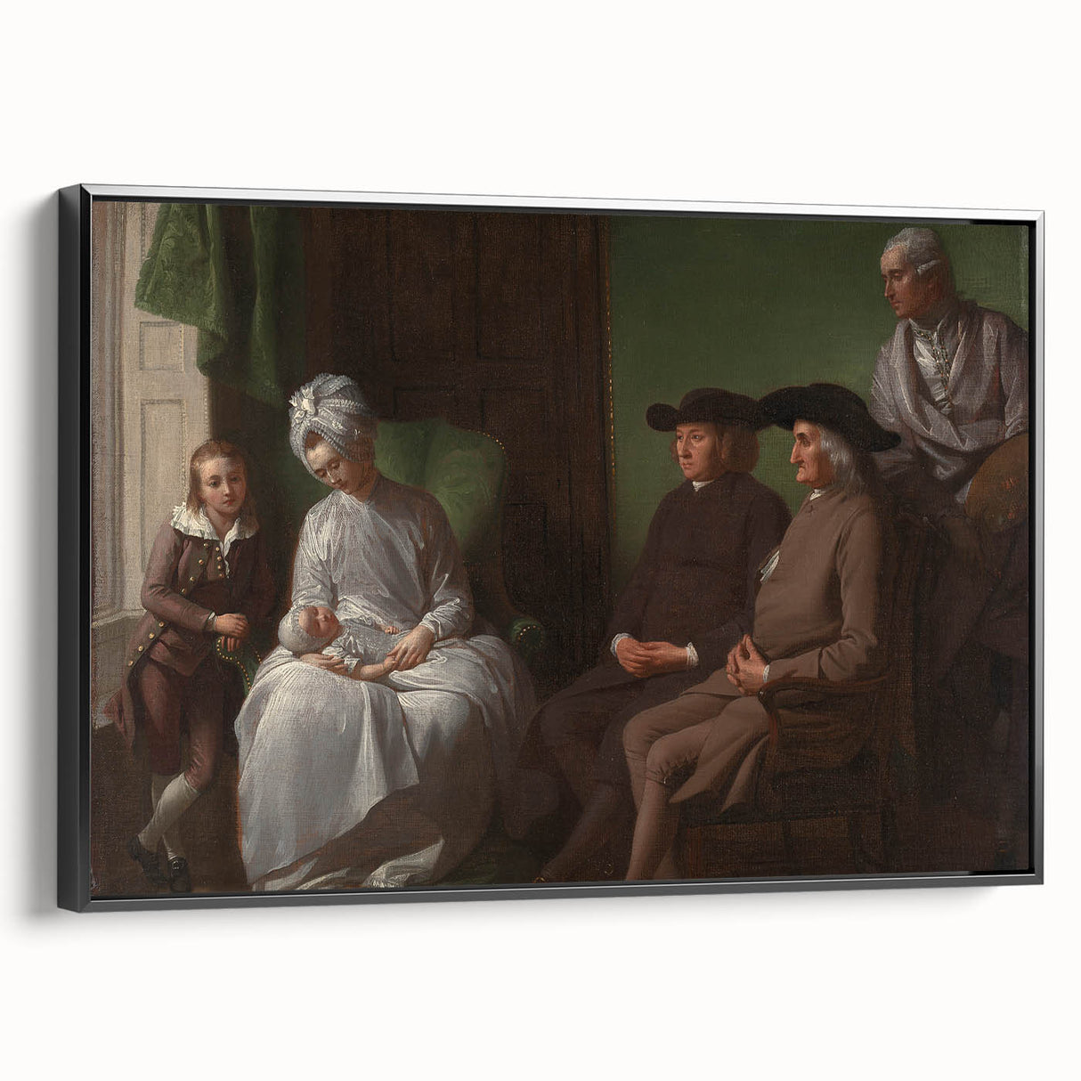 The Artist and His Family - Classic Romanticism Canvas Wall Art