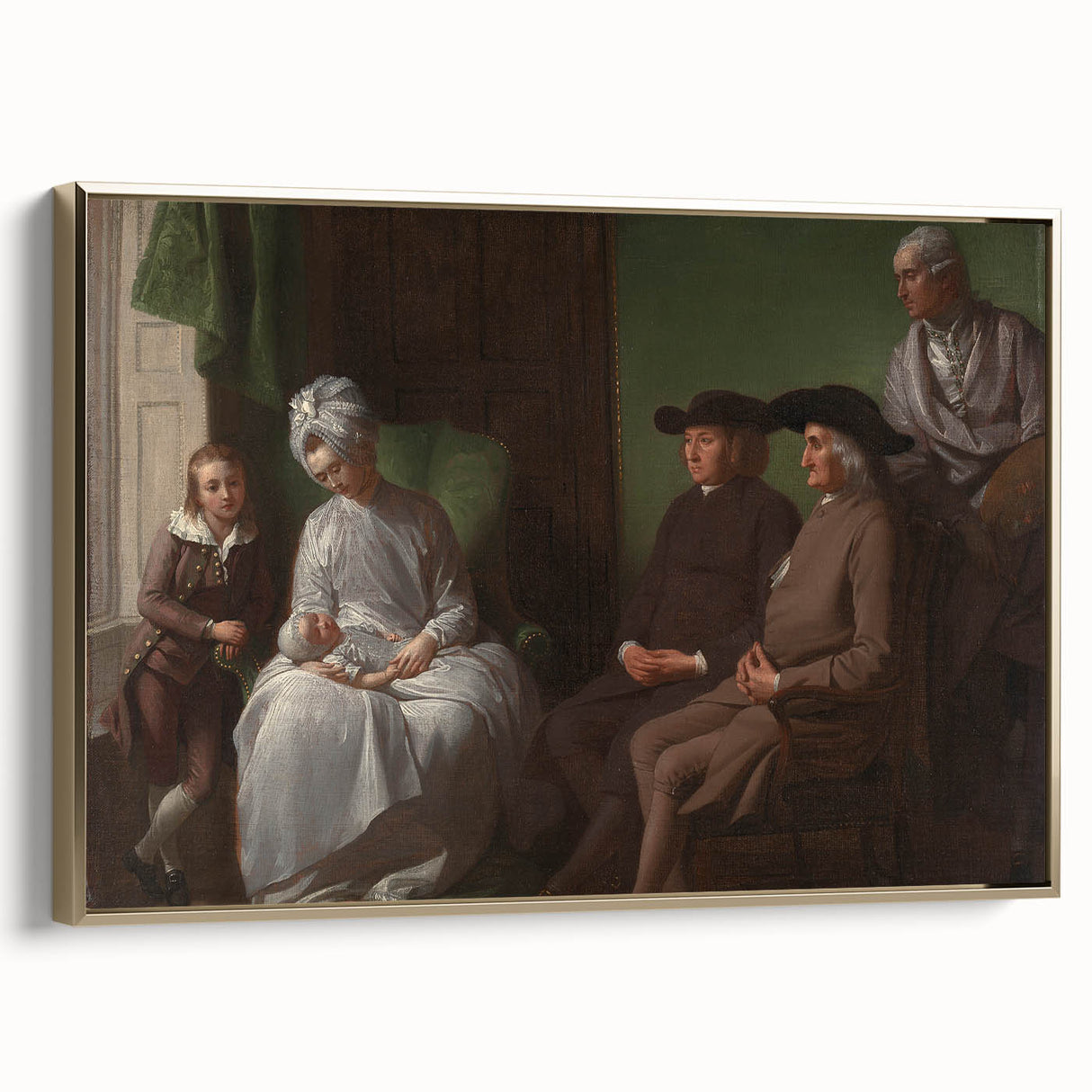 The Artist and His Family - Classic Romanticism Canvas Wall Art