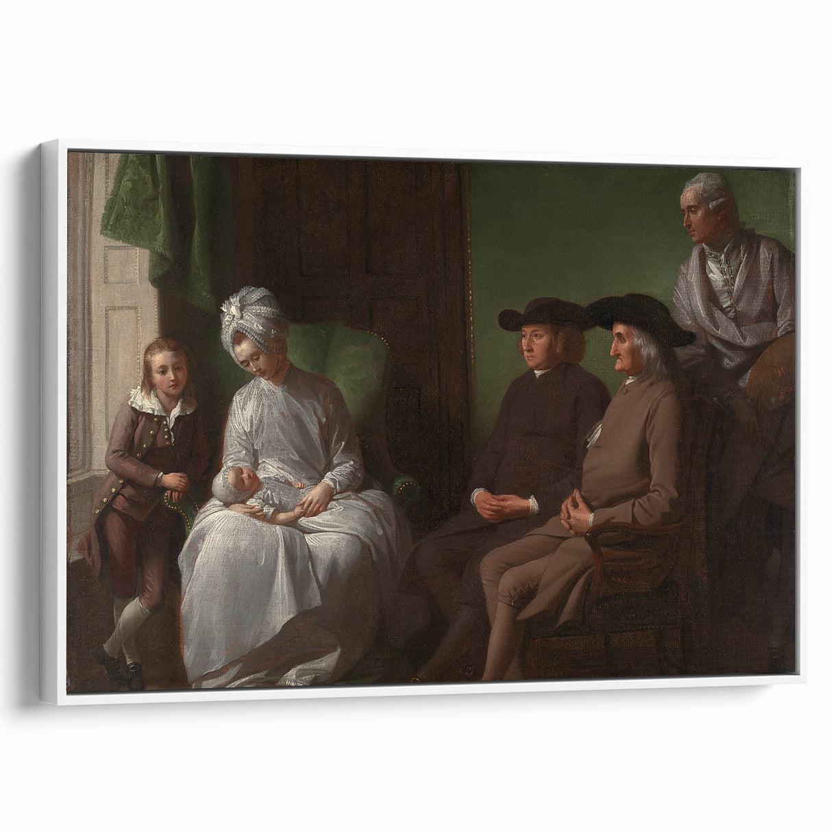 The Artist and His Family - Classic Romanticism Canvas Wall Art