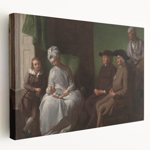 The Artist and His Family - Classic Romanticism Canvas Wall Art