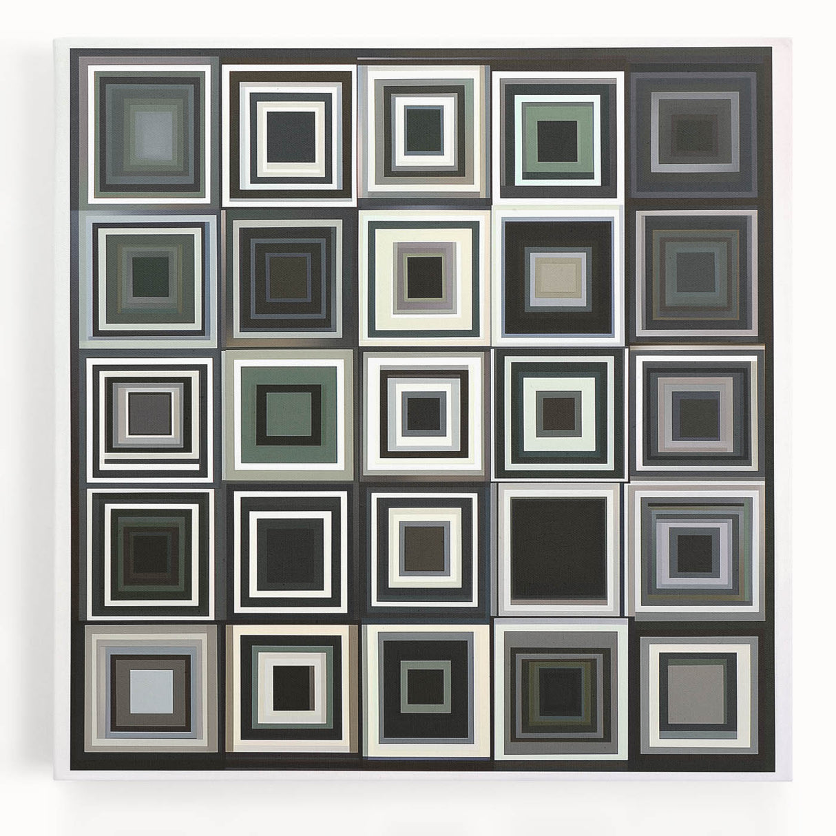 Geometric Black and Gray Bedroom Wall Art – Modern Canvas Print