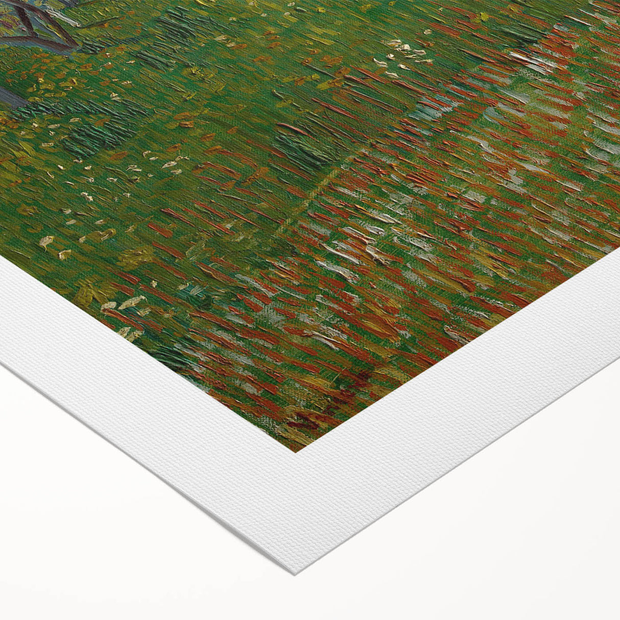 Impressionist Blooming Orchard - Peaceful Landscape Wall Art Print