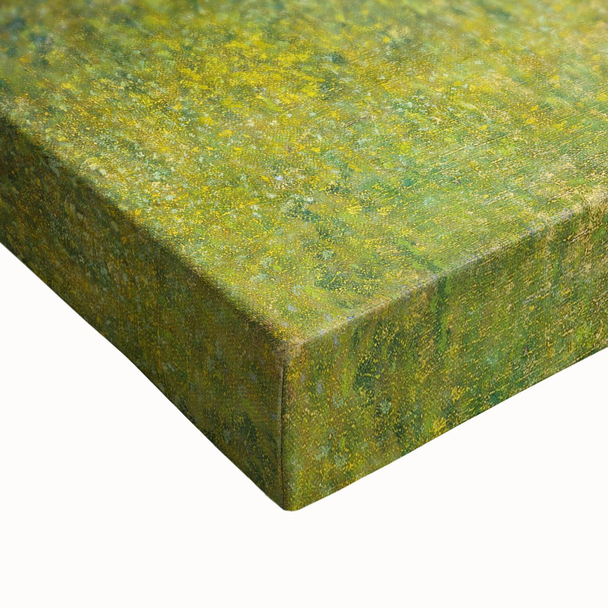 Impressionist Forest Scene - Serene Green Landscape Wall Art Print