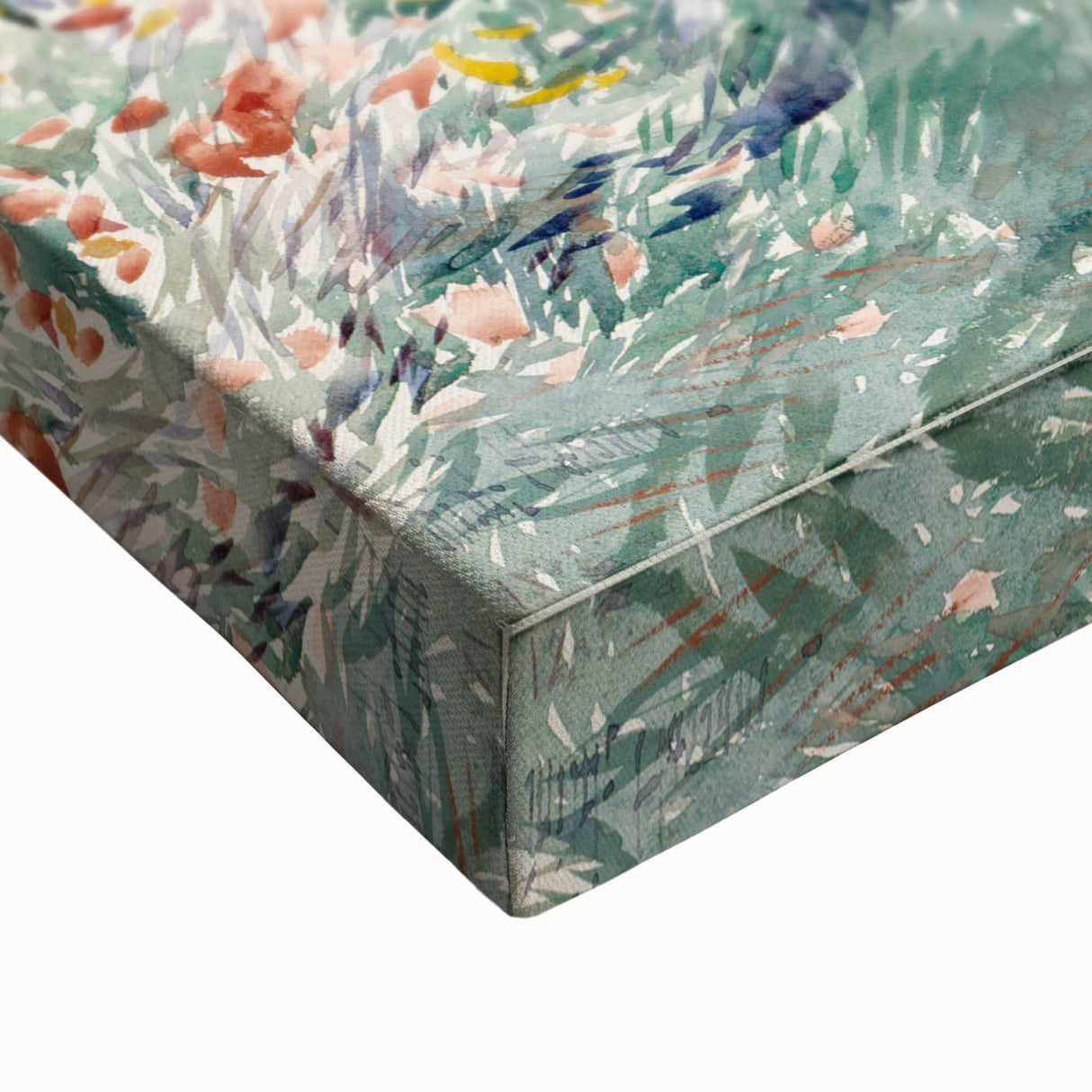 Impressionist Garden Scene Wall Art - Vibrant Floral Landscape Print