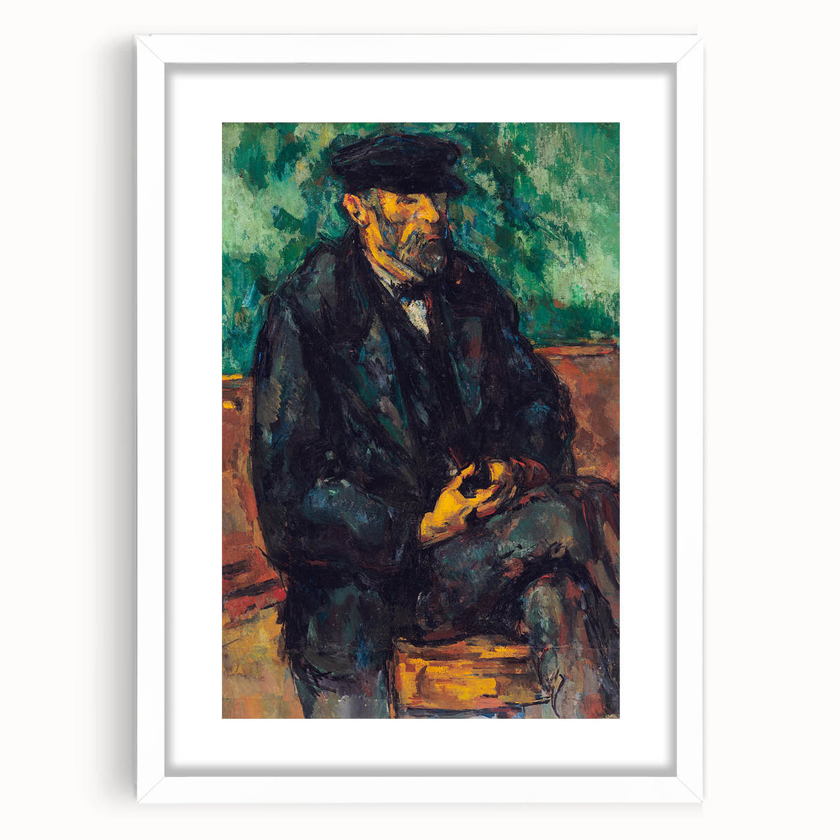 Impressionist Portrait Wall Art - The Gardener by Cézanne Print