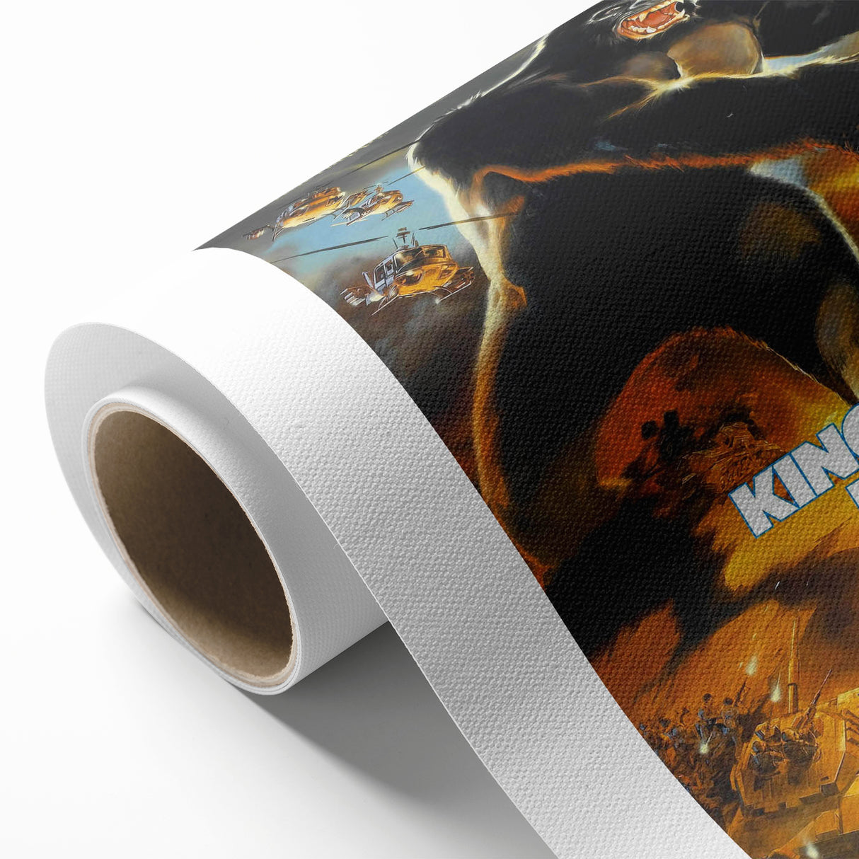 Retro King Kong Lives Poster Art - Vintage Monster Movie Prints