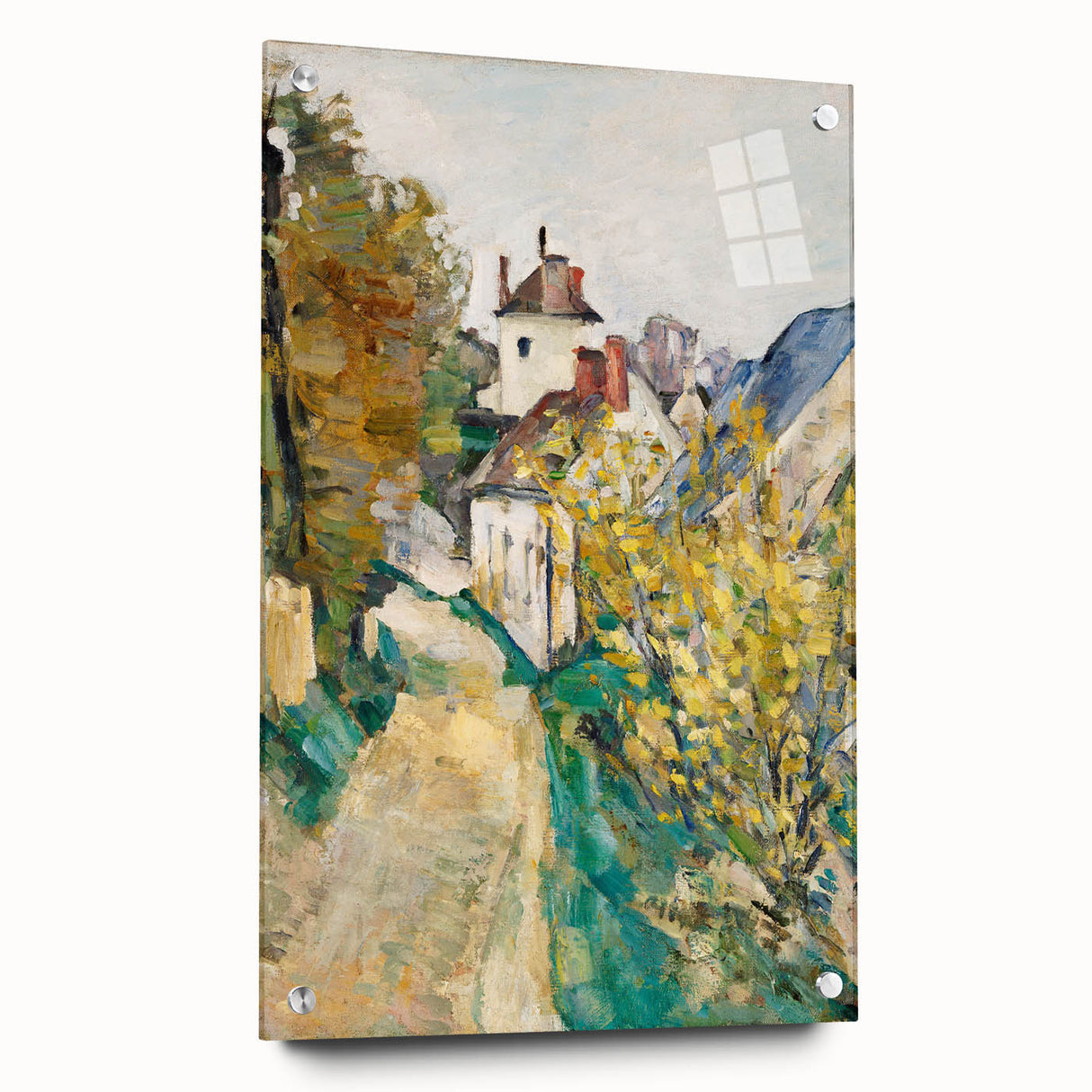 Impressionist Village Scene - Dr. Gachet’s House by Cézanne Print