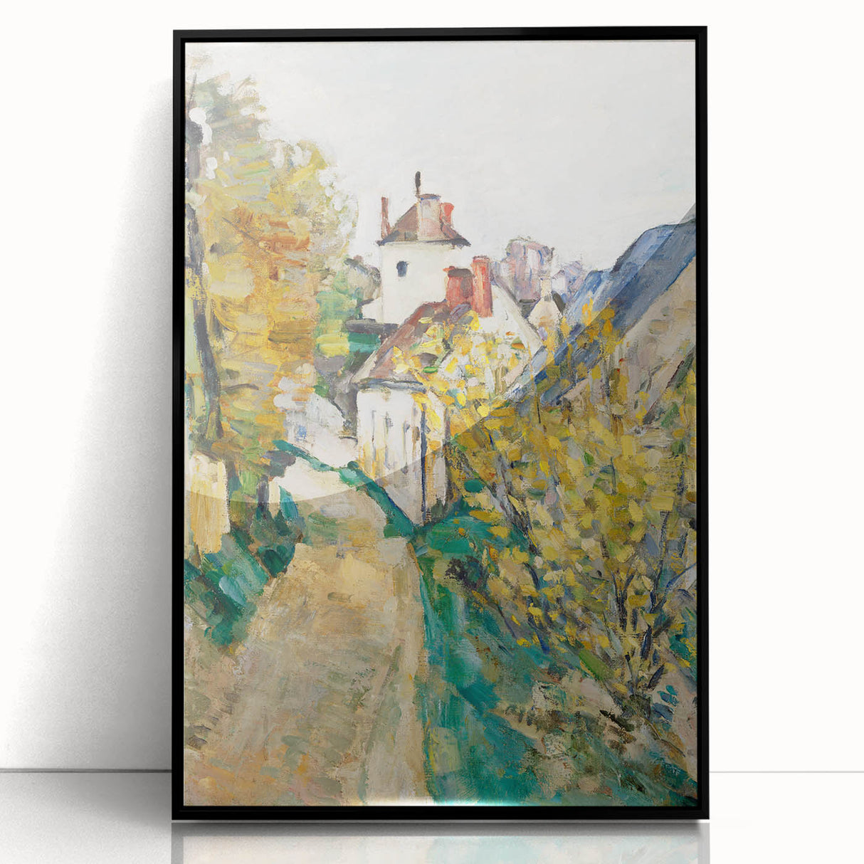 Impressionist Village Scene - Dr. Gachet’s House by Cézanne Print