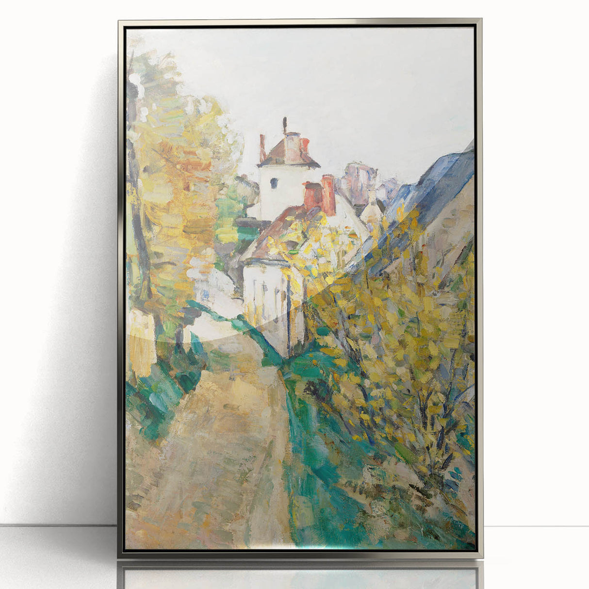 Impressionist Village Scene - Dr. Gachet’s House by Cézanne Print