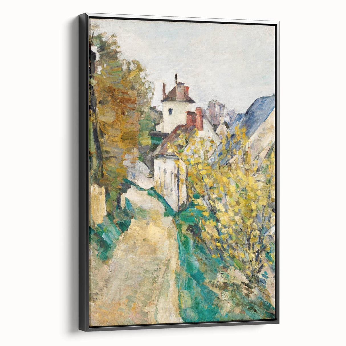 Impressionist Village Scene - Dr. Gachet’s House by Cézanne Print