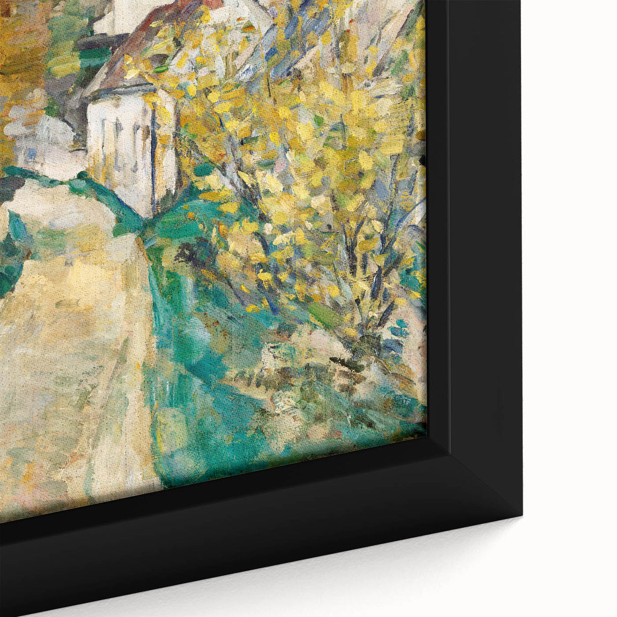 Impressionist Village Scene - Dr. Gachet’s House by Cézanne Print