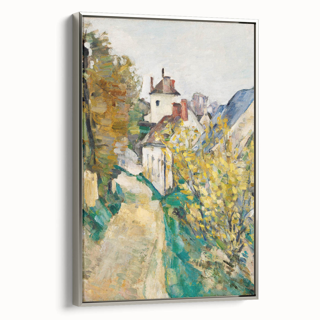 Impressionist Village Scene - Dr. Gachet’s House by Cézanne Print