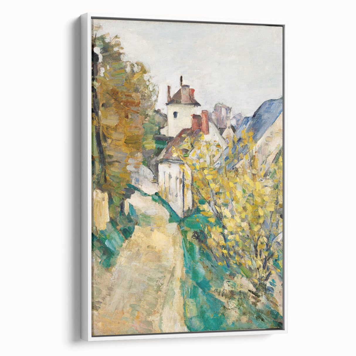Impressionist Village Scene - Dr. Gachet’s House by Cézanne Print