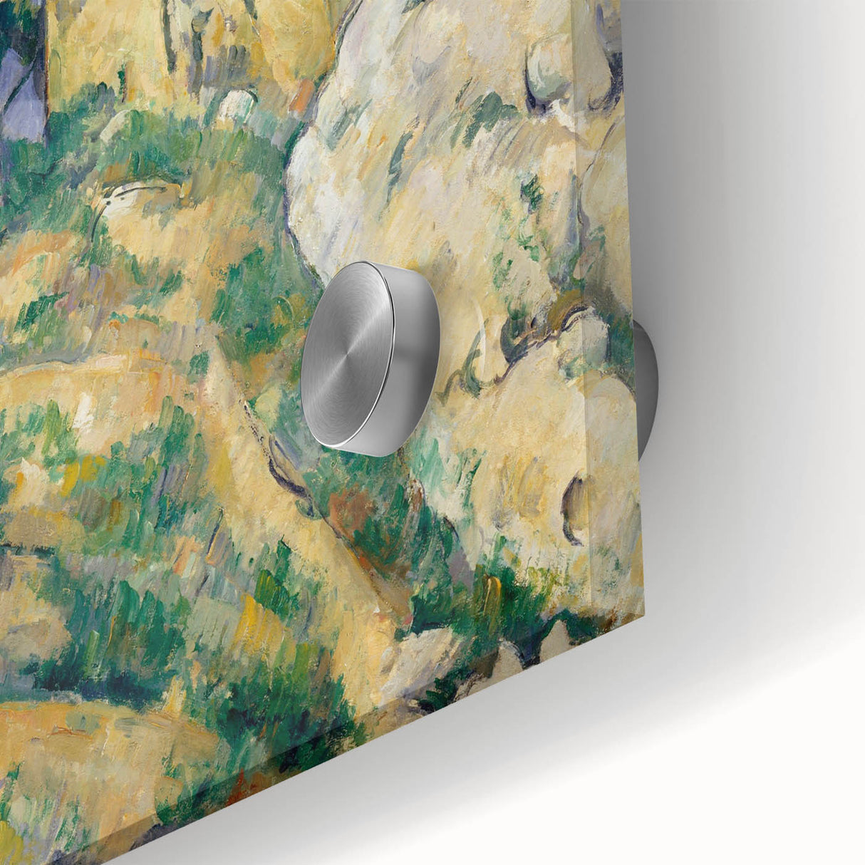 Impressionist Landscape Art - The Cracked House by Paul Cézanne Print