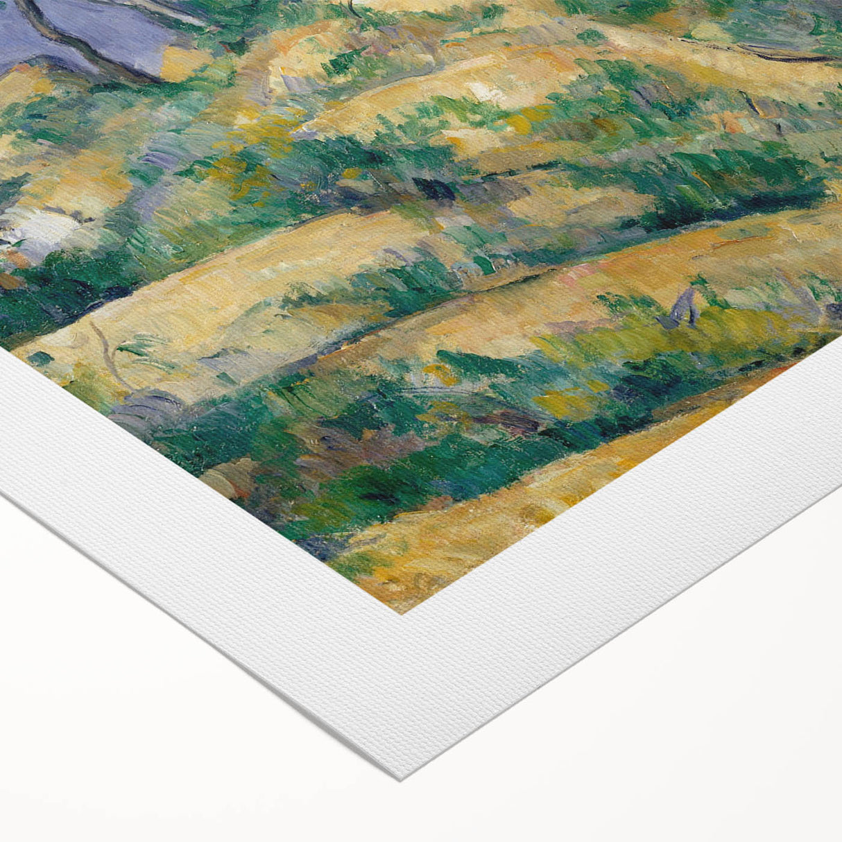 Impressionist Landscape Art - The Cracked House by Paul Cézanne Print