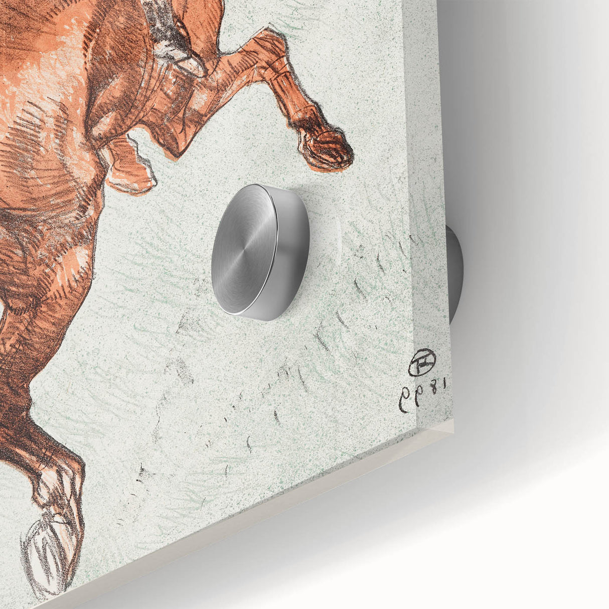 Impressionist Jockey Scene - The Jockey by Toulouse-Lautrec Print