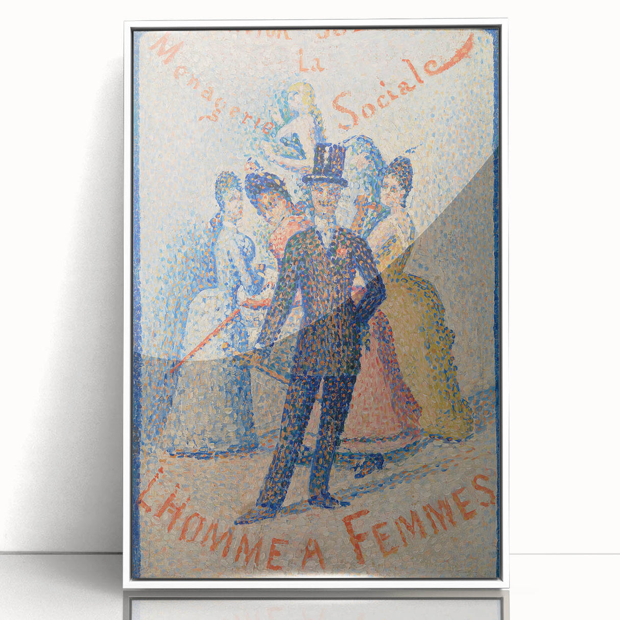 Impressionist Social Scene - The Ladies’ Man by Georges Seurat Print