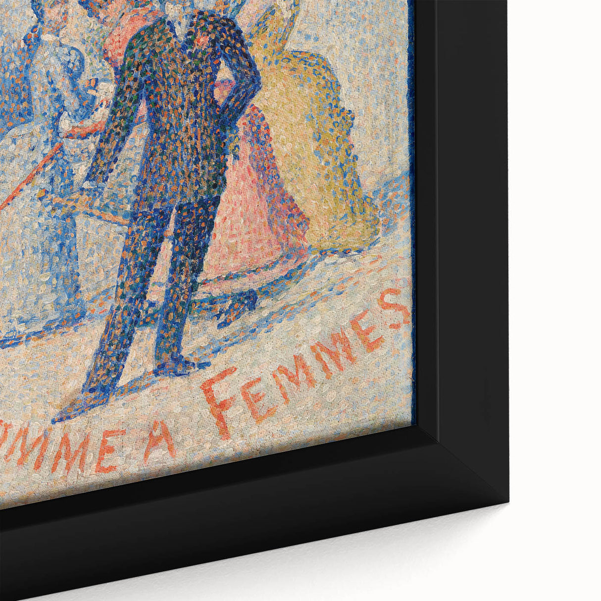 Impressionist Social Scene - The Ladies’ Man by Georges Seurat Print