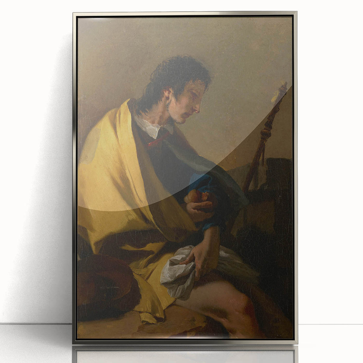 Romanticism Art: Saint Roch by Tiepolo Classic Canvas Print