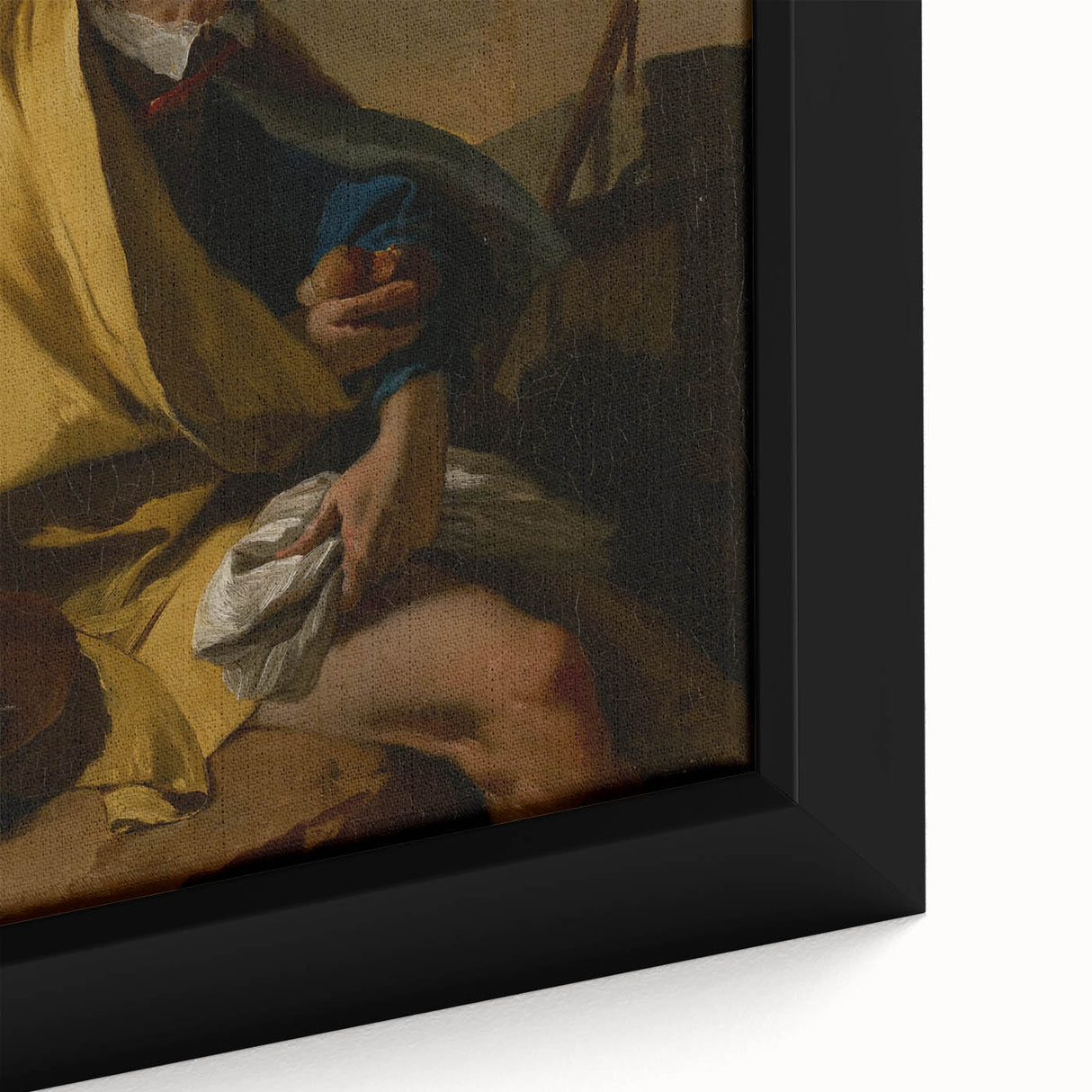 Romanticism Art: Saint Roch by Tiepolo Classic Canvas Print