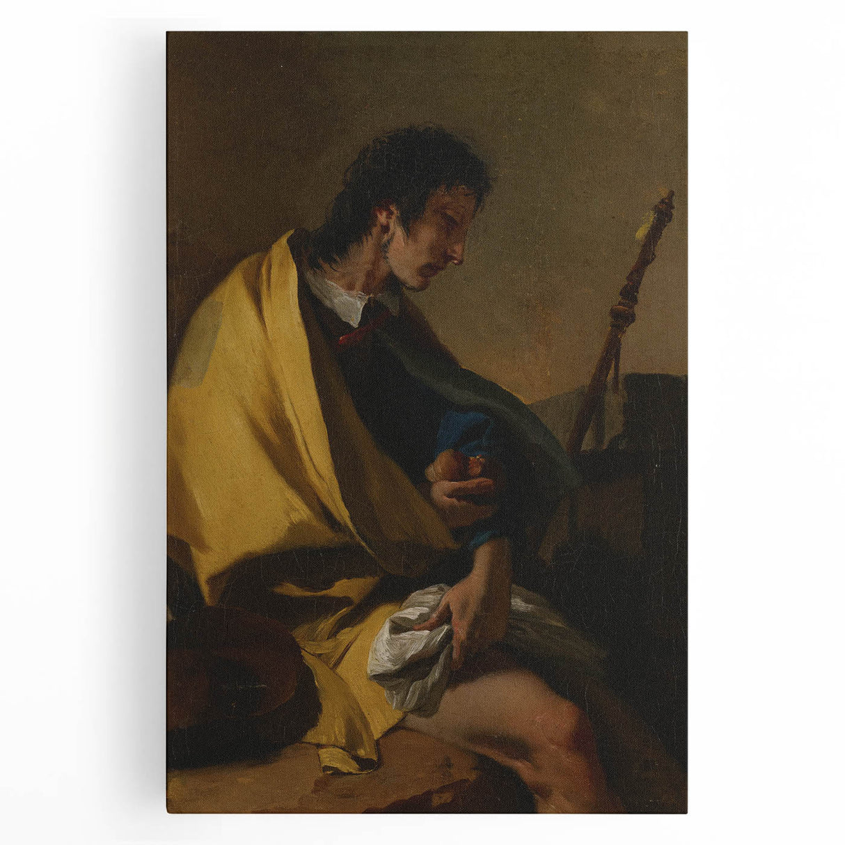 Romanticism Art: Saint Roch by Tiepolo Classic Canvas Print