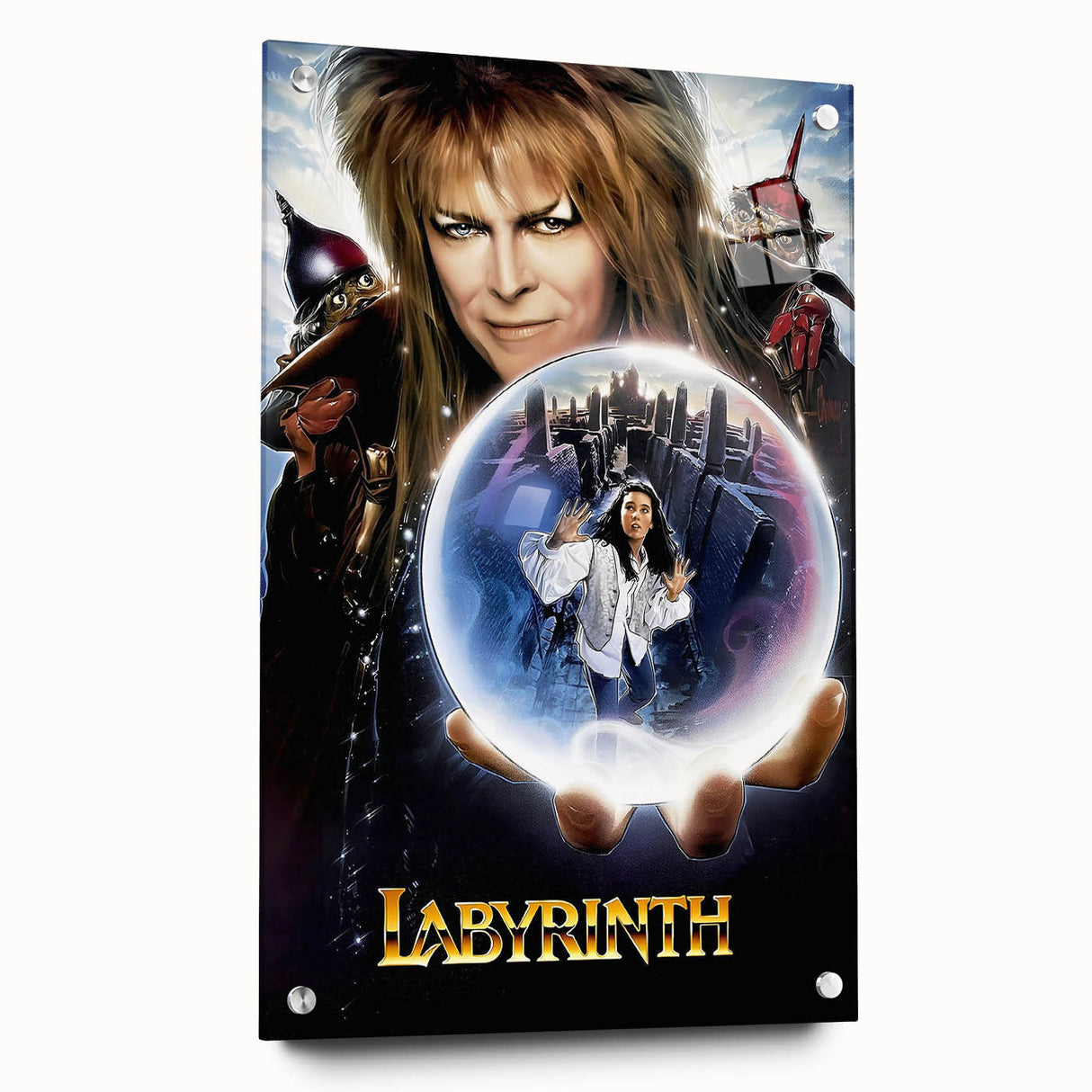 Retro Labyrinth Poster Art - Vintage Fantasy Adventure Movie Prints
