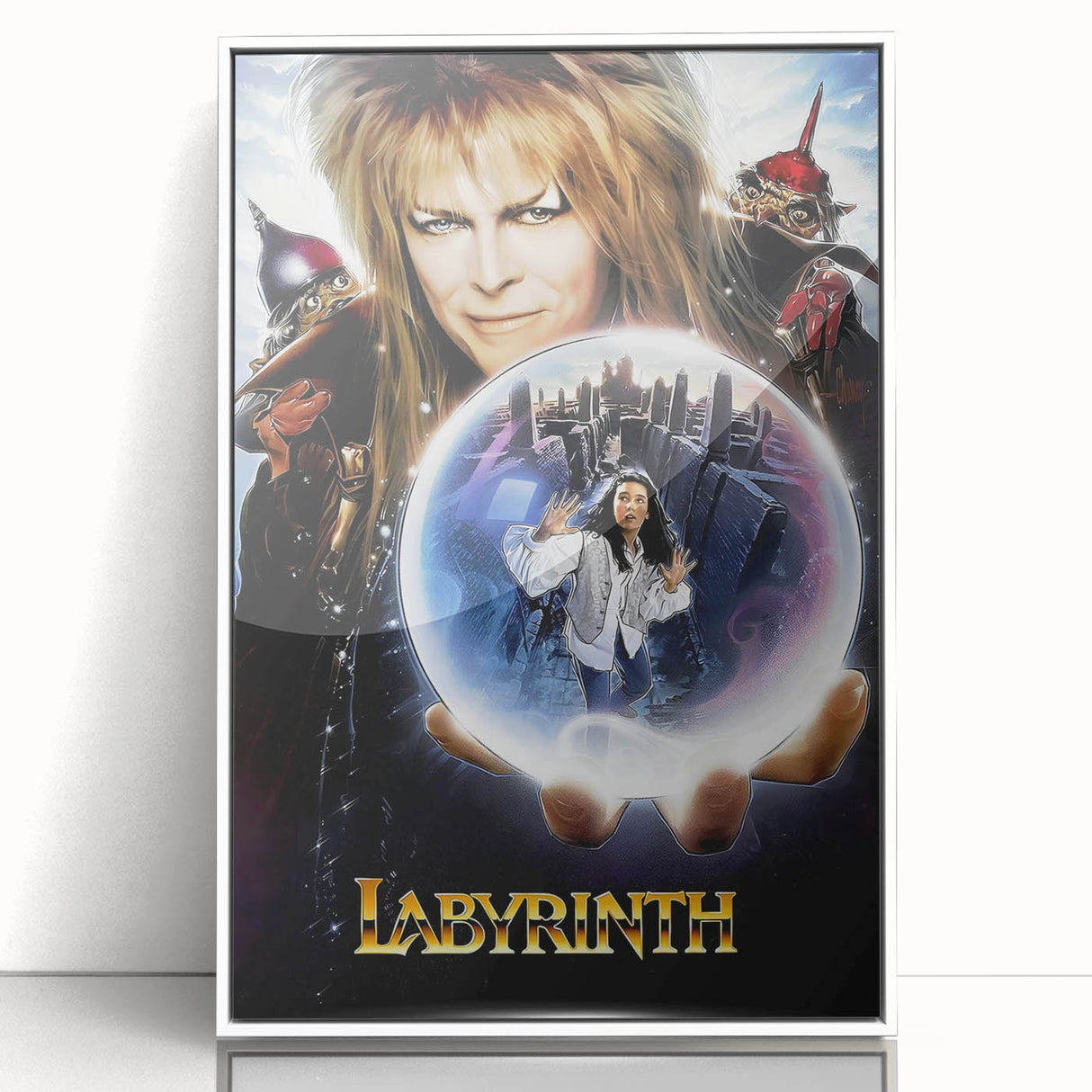 Retro Labyrinth Poster Art - Vintage Fantasy Adventure Movie Prints