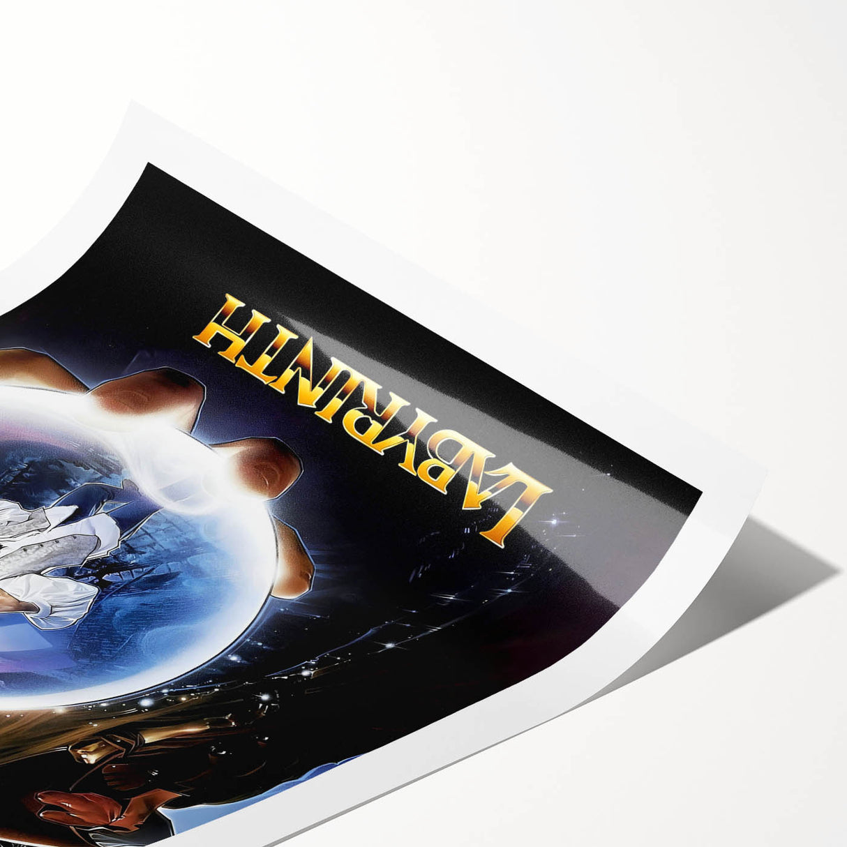 Retro Labyrinth Poster Art - Vintage Fantasy Adventure Movie Prints