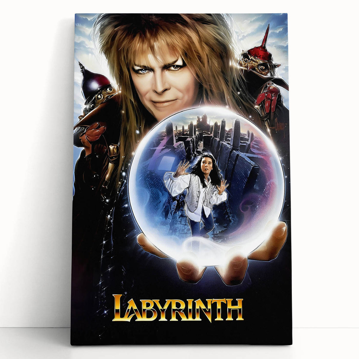 Retro Labyrinth Poster Art - Vintage Fantasy Adventure Movie Prints