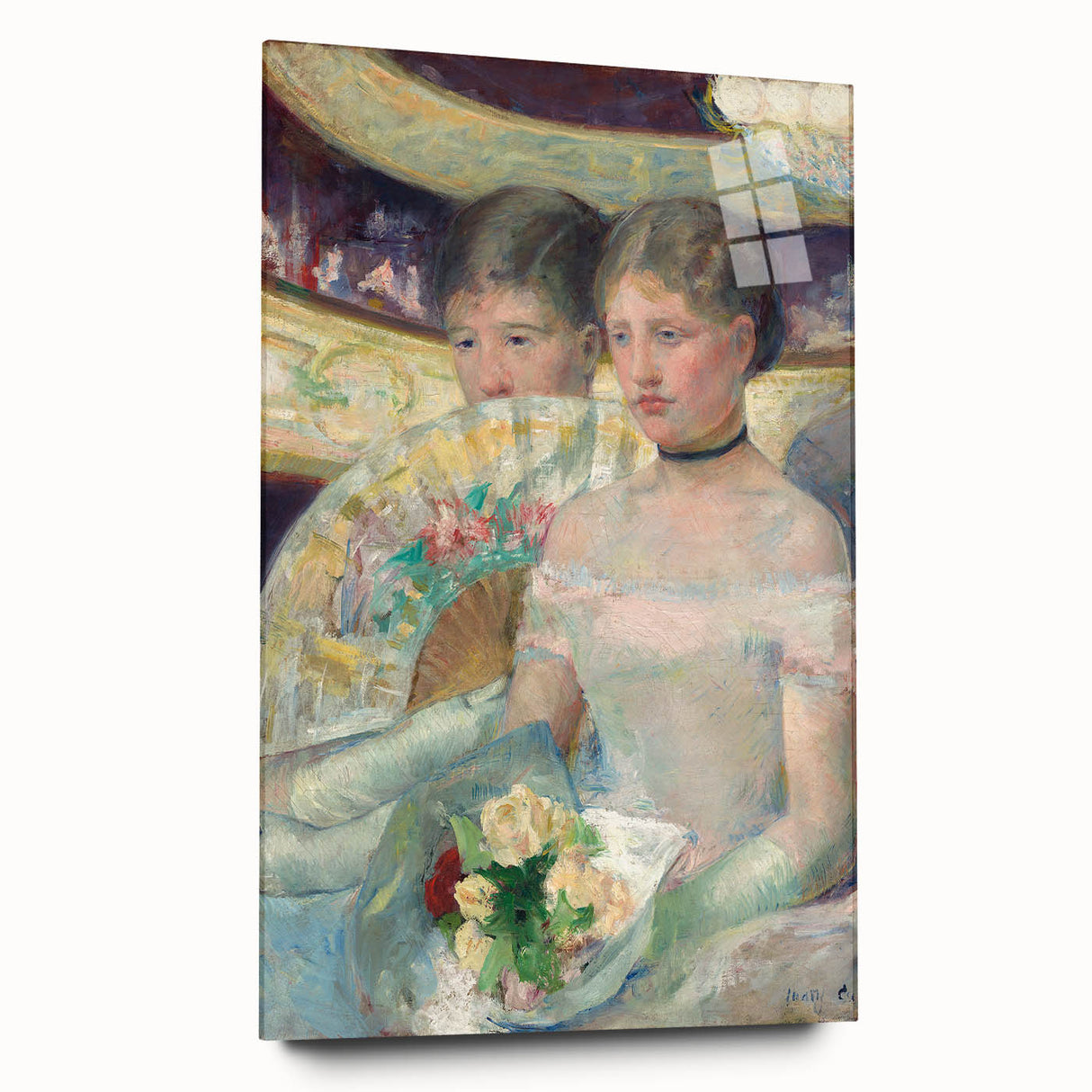 Impressionist Wall Art - The Loge by Mary Cassatt Print