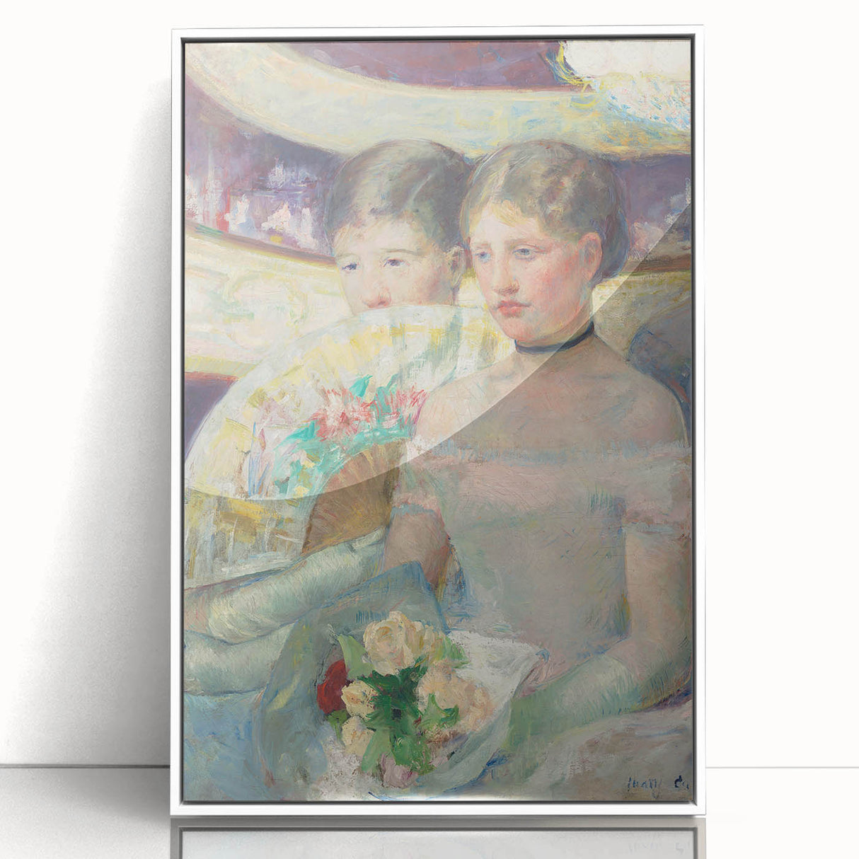 Impressionist Wall Art - The Loge by Mary Cassatt Print