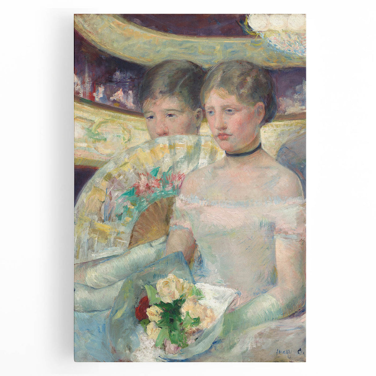Impressionist Wall Art - The Loge by Mary Cassatt Print