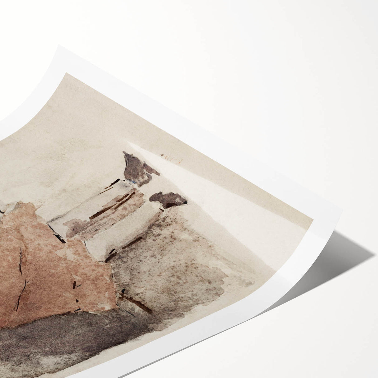 Impressionist Wall Art - The Man in the Tall Hat by Edouard Manet