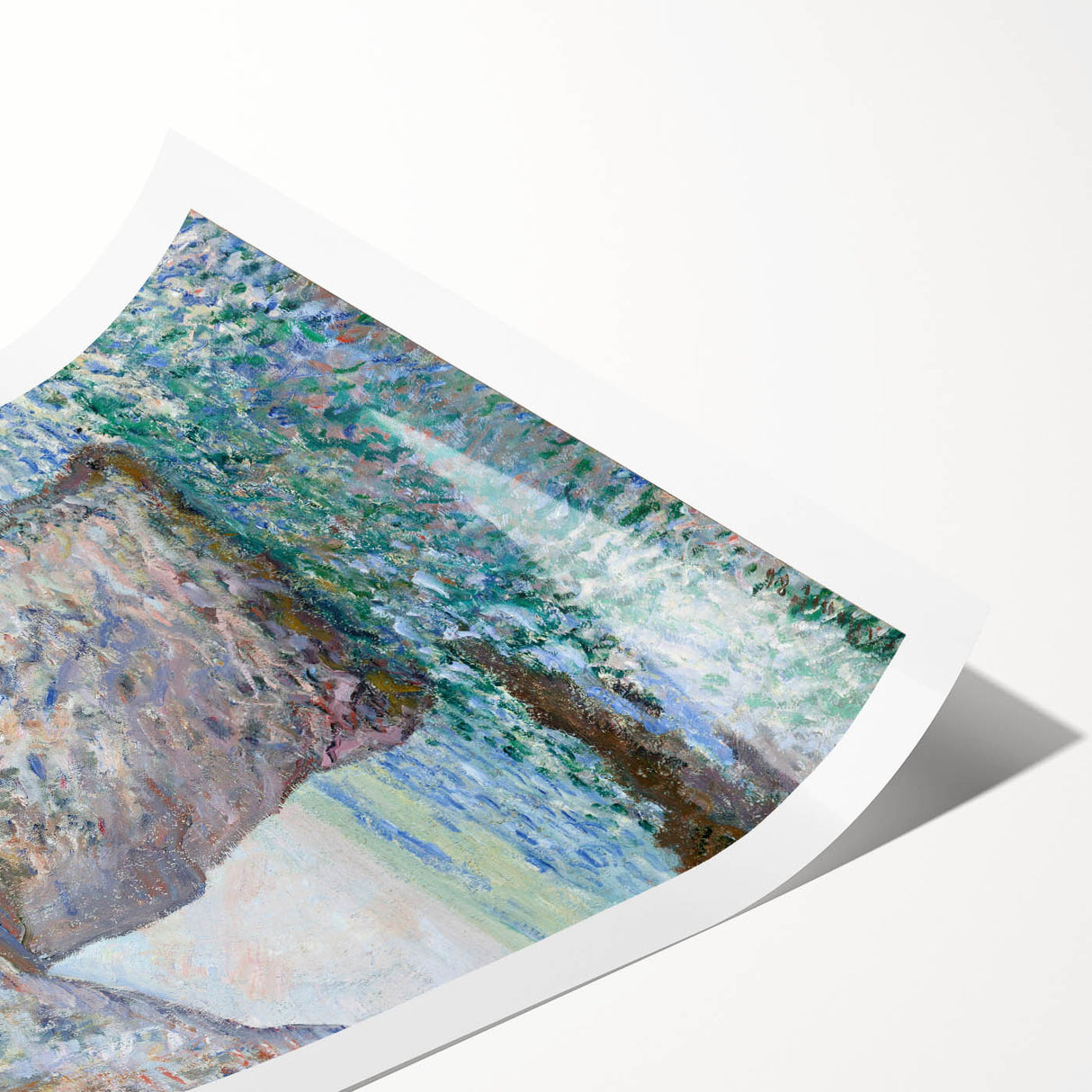 Impressionist Landscape - The Manneporte by Claude Monet Print